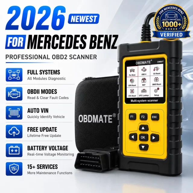 OBD2 Scanner for Mercedes Benz — Full System Diagnostic
