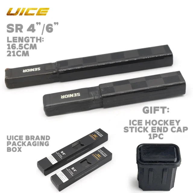 UICE 4/6'' Ice Hockey Stick Extension End Plug (Carbon Fiber)