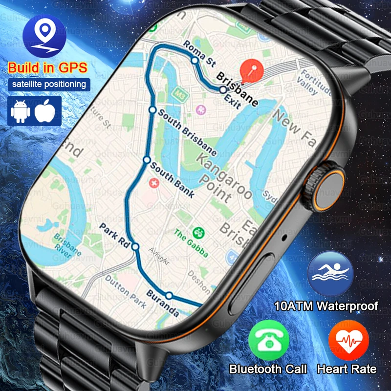 GPS Military Smartwatch with Altimeter and IP69K