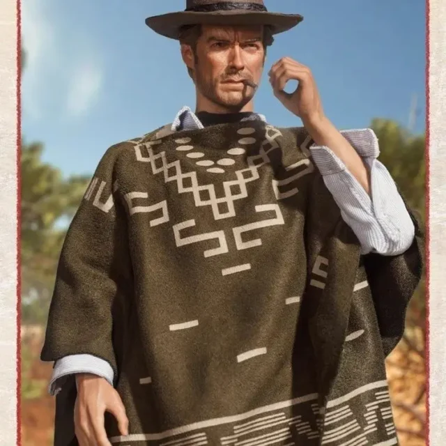 Men's Knitted Fringed Cape — Thickened Warm Shawl