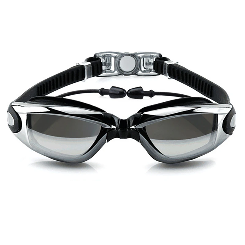 Professional Swimming Goggles — Electroplate Waterproof Silicone