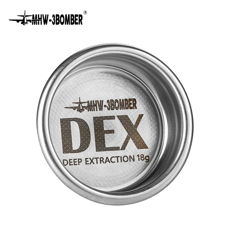 MHW-3BOMBER DEX 58.5mm Espresso Filter Basket with Puck Screen