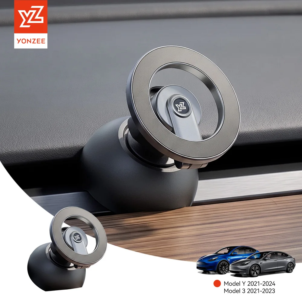 YZ Silicone Magnetic Phone Mount for Tesla Model 3/Y
