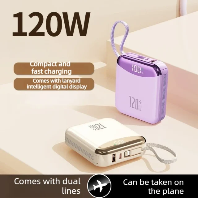 66W 20000mAh Mini Power Bank (Fast Charge)