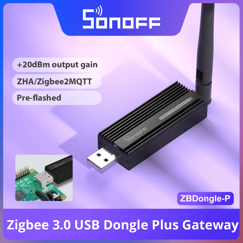 SONOFF ZBDongle Plus Zigbee 3.0 USB Gateway