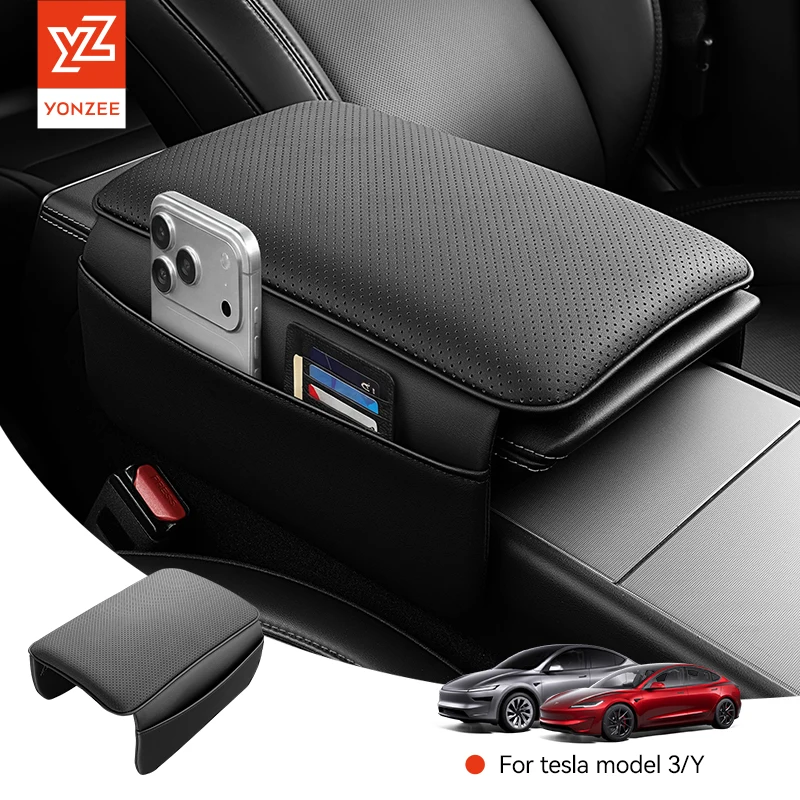 Dedicated center console armrest cover for Tesla Model 3 & Y