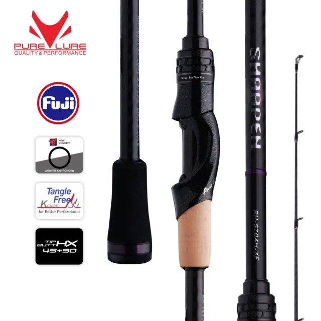 PURELURE SHARPEN Travel Soft Lure Spinning & Casting Rod