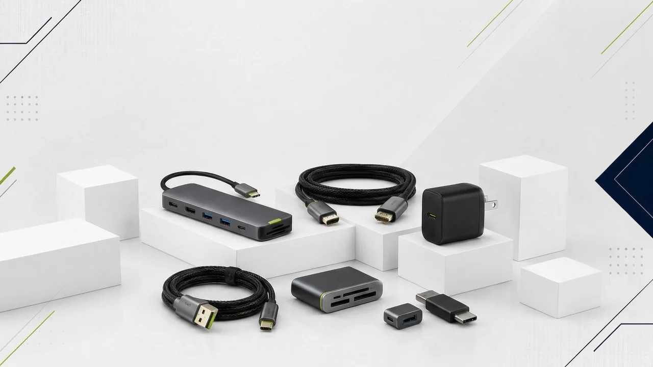 Cables, hubs y adaptadores
