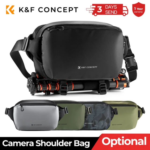 bolso cámara 10L - Bolso de hombro K&F CONCEPT 10L para cámara y accesorios