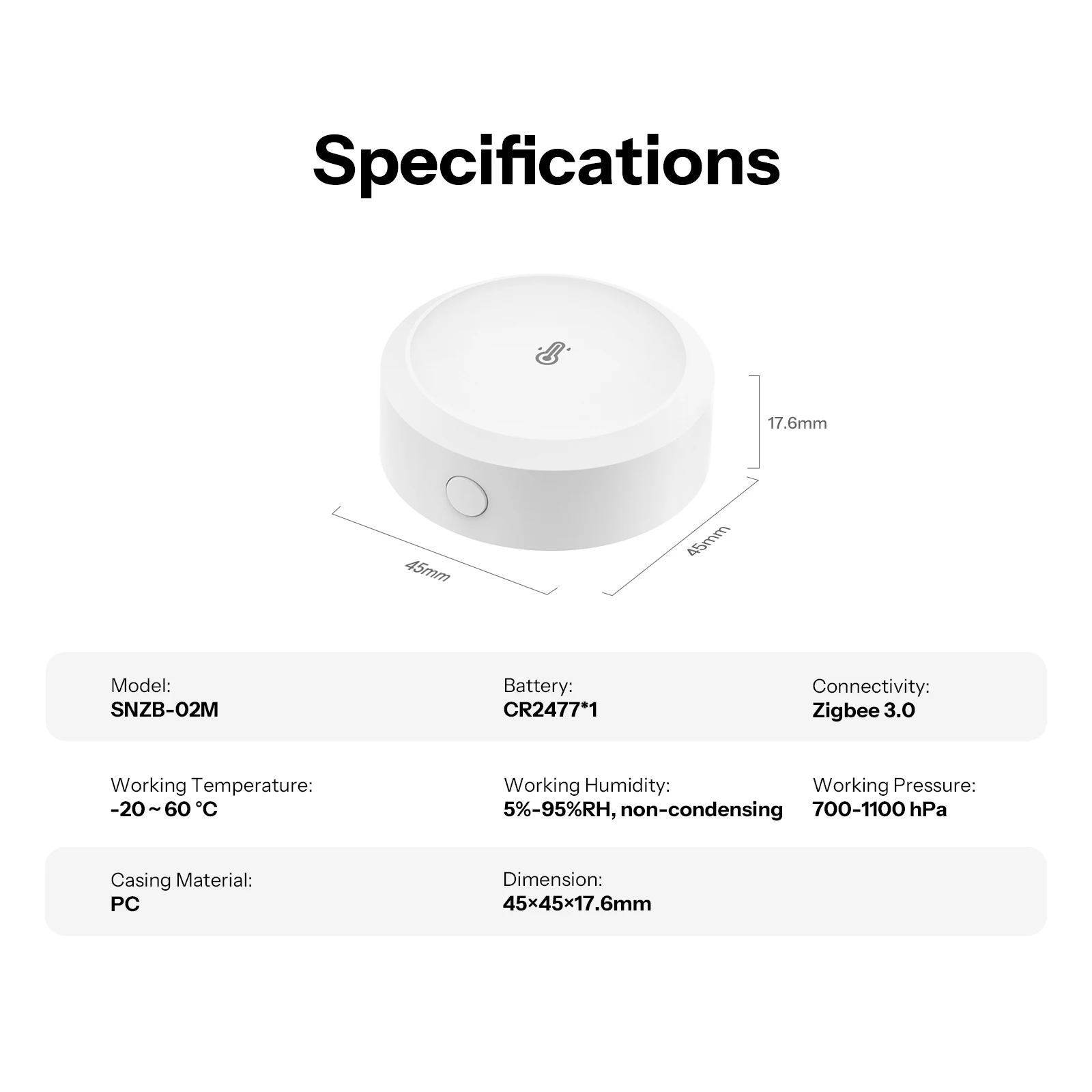 Sensor presión Sonoff Zigbee detalle 5