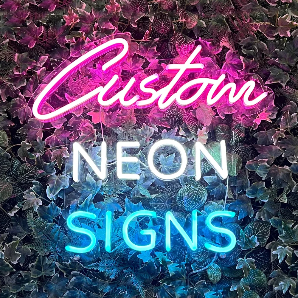 Letrero de neón personalizado con luz LED regulable