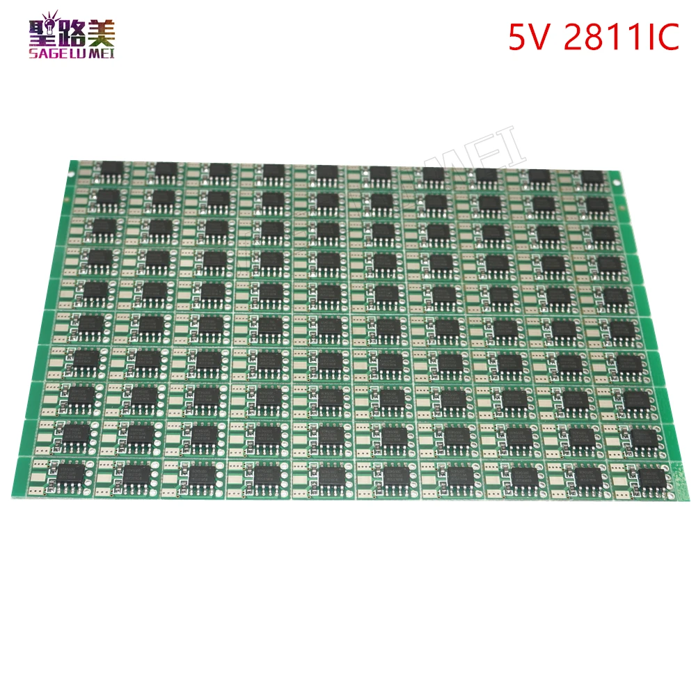 WS2811 LED RGB módulo 12mm — pack 100