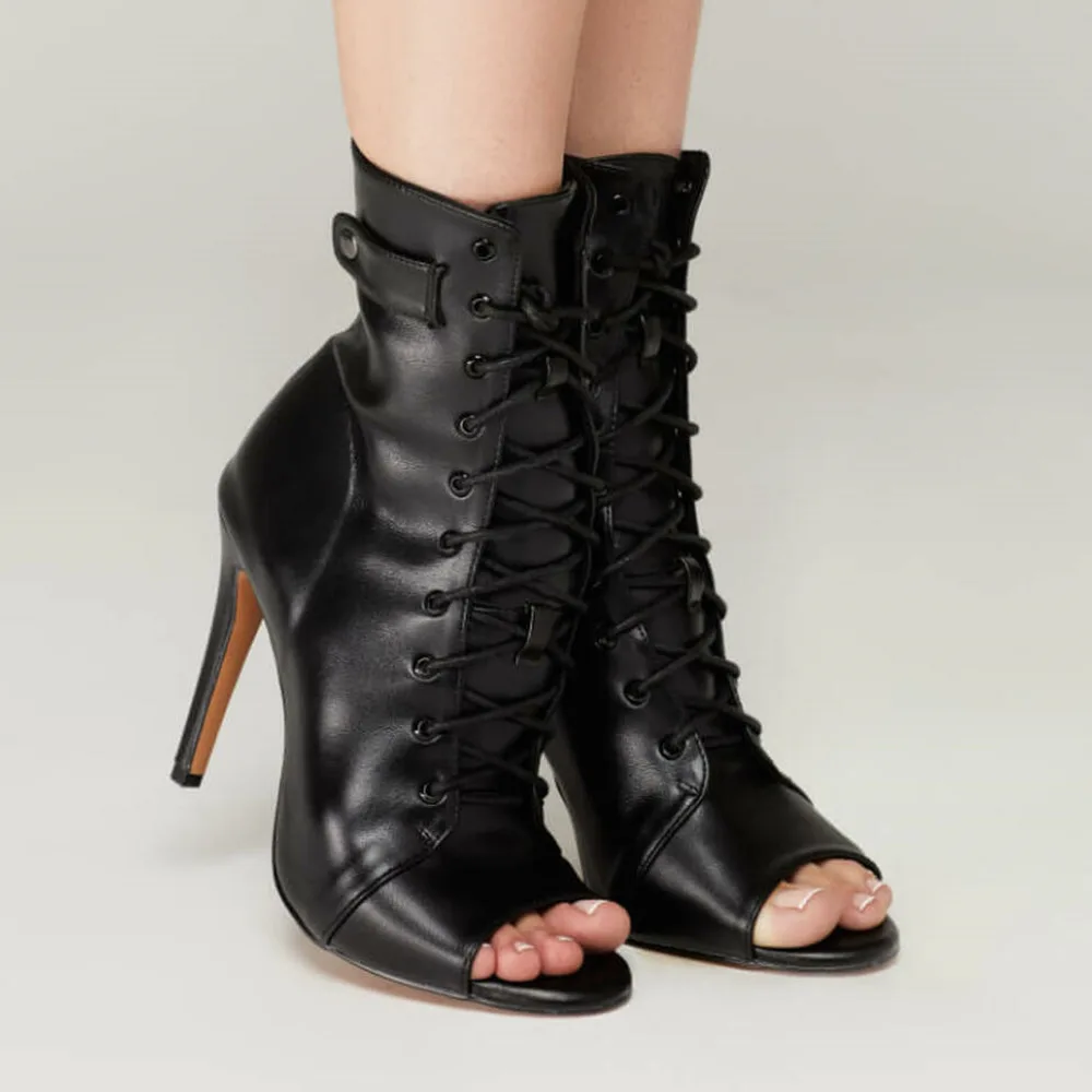 Botas de fiesta 2020 con tacón de aguja para baile latino