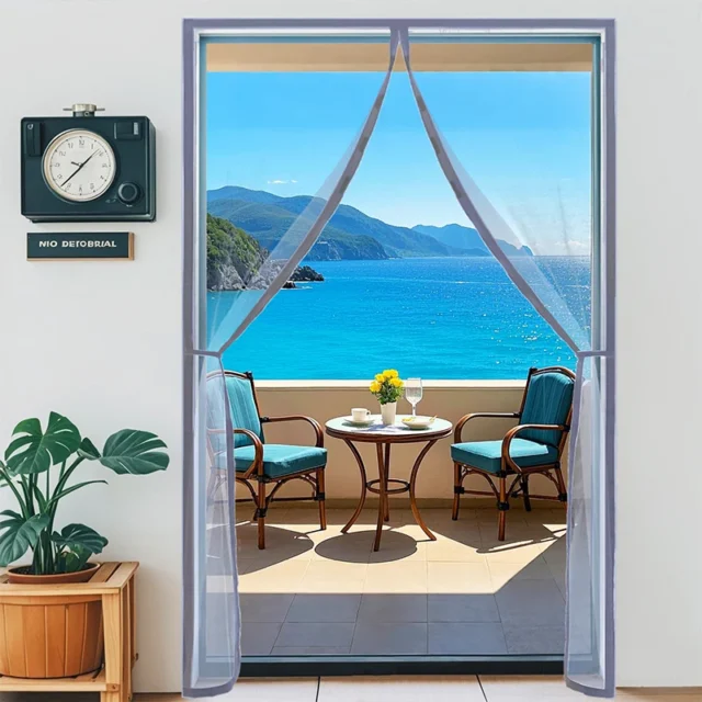 mosquitera magnética puerta - Mosquitera magnética para puerta tamaño personalizado