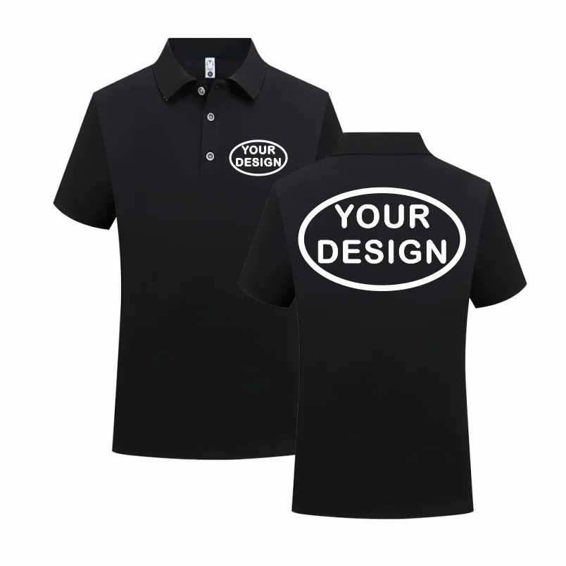 Camisa polo personalizable con logotipo bordado