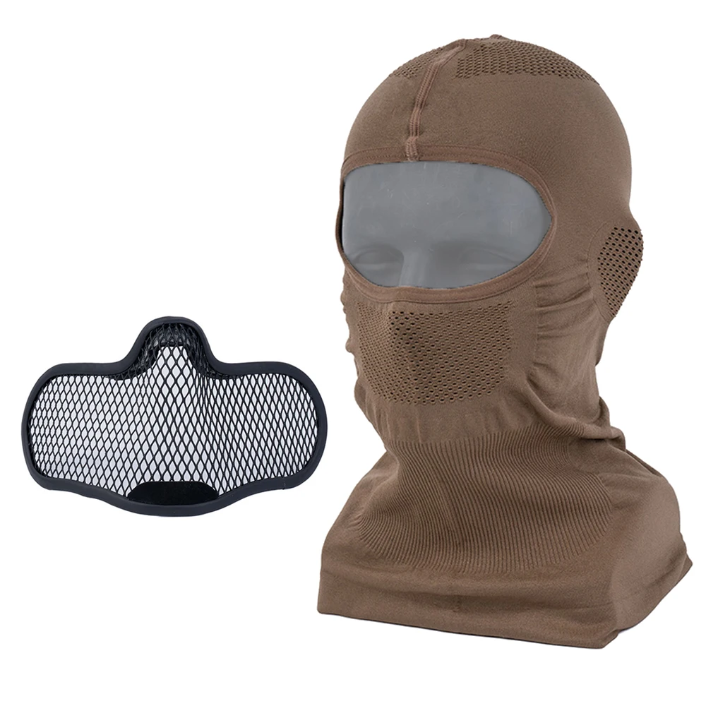 Máscara Balaclava Táctica Venom V1 con Malla de Acero