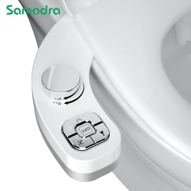 SAMODRA — Botón de bidé no eléctrico con doble boquilla