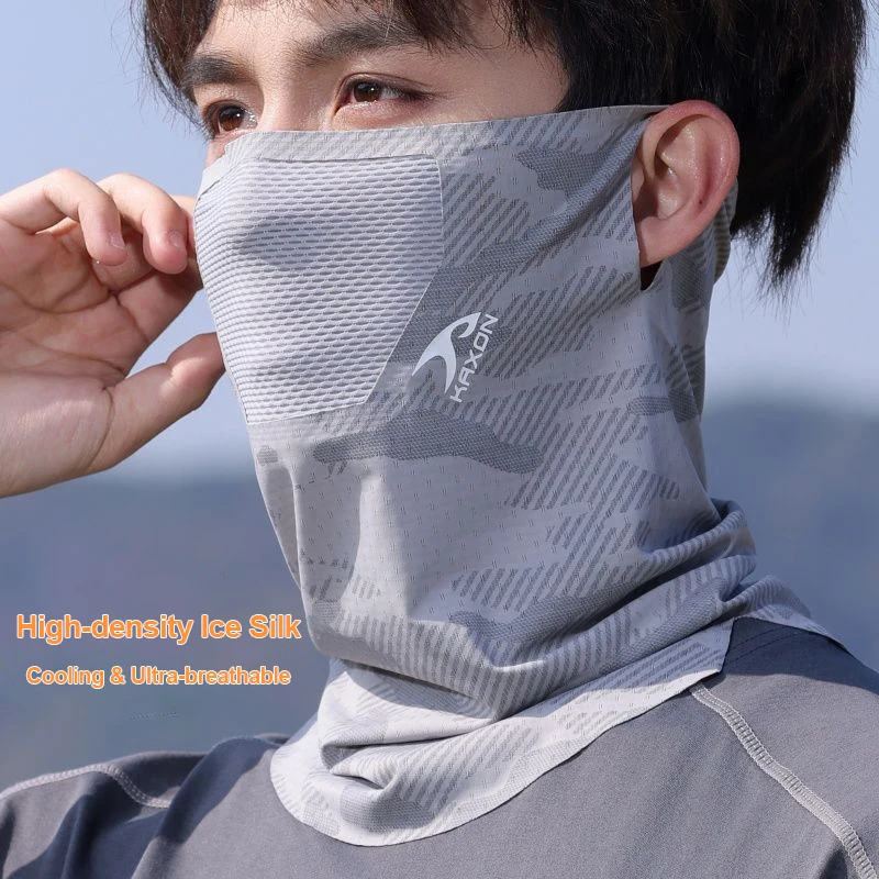 Mascarilla de ciclismo para cuello con protección solar