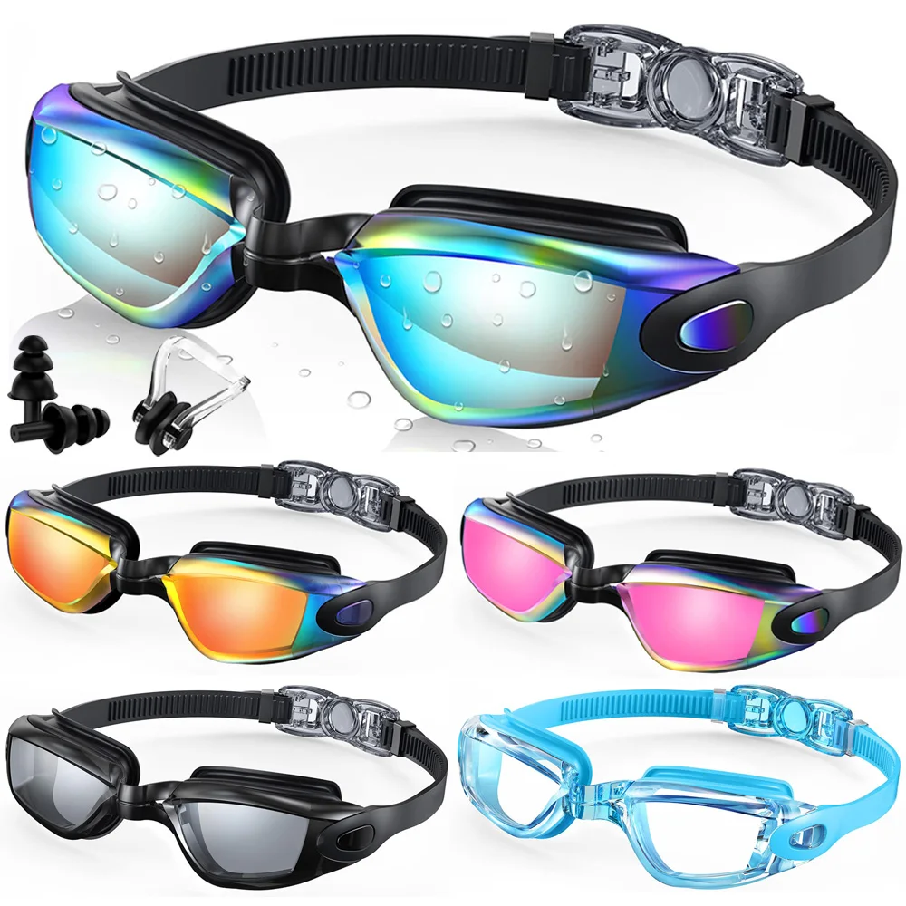 Gafas de natación impermeables y antiniebla con protección UV