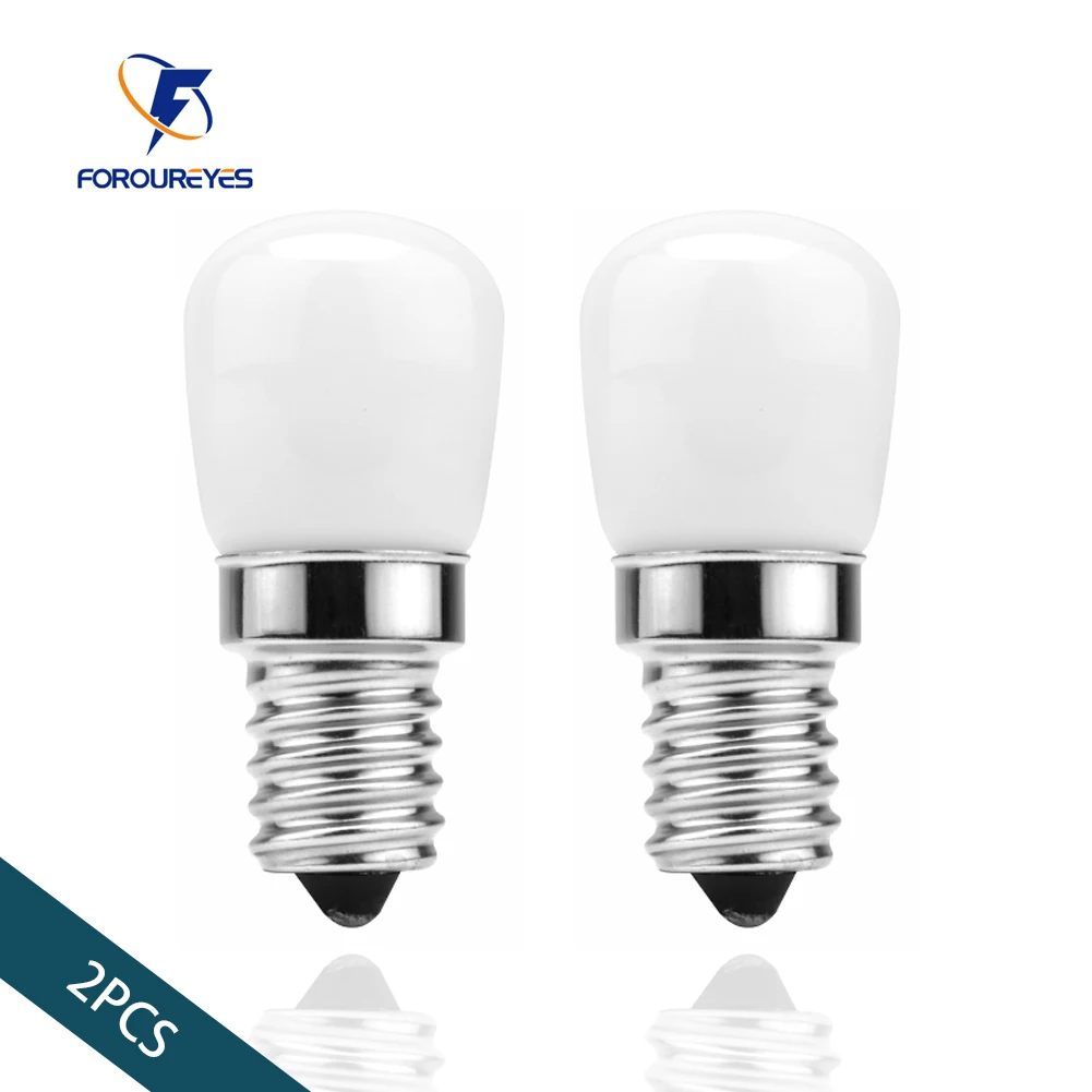 Minibombilla LED de cristal lechoso para nevera, 3W (pack 2)
