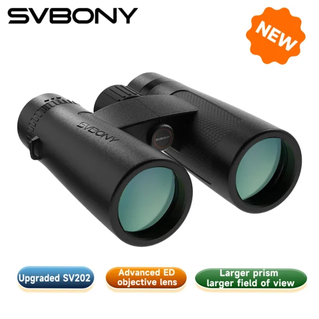 Svbony SV202 binoculares ED gran angular e IPX7