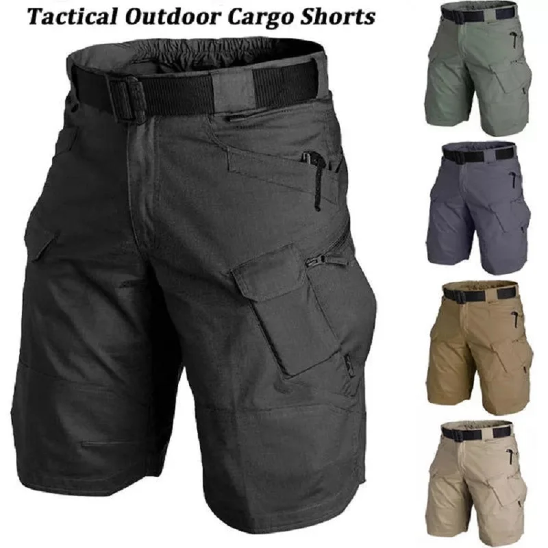 Pantalones cortos tácticos para hombre, impermeables