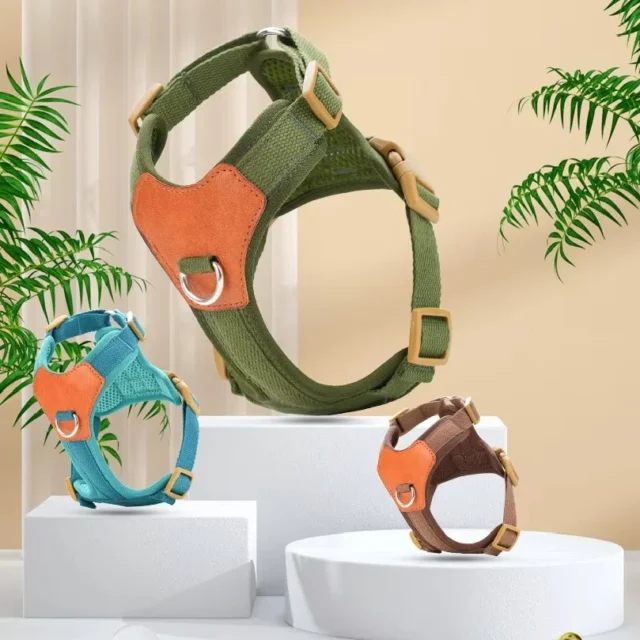 Arnés para perro reflectante estilo chaleco, ajustable