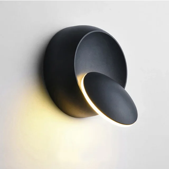 lámpara pared LED 5W - Lámpara de pared LED 5W giratoria 350° para interior