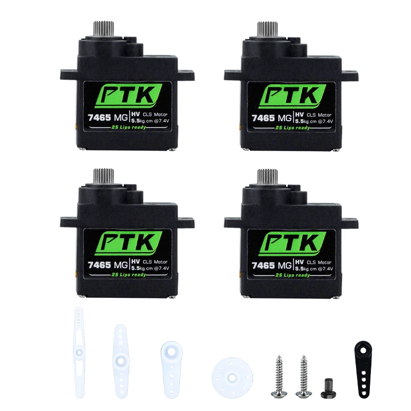 Servo digital PTK 7465W MG para modelos RC y robots
