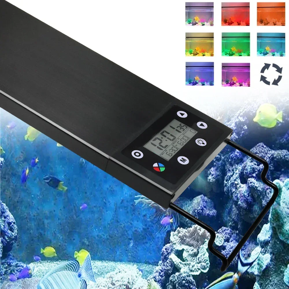 Luz LED para acuario 30-60 cm impermeable IP68
