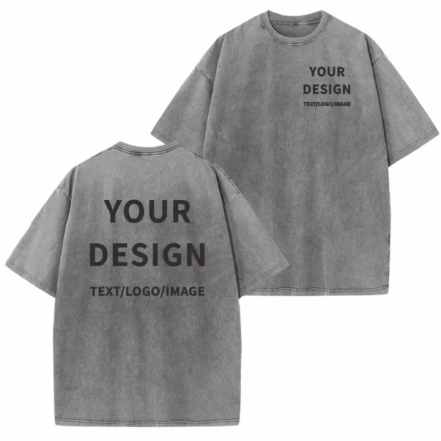Camiseta 100% algodón con logotipo personalizado