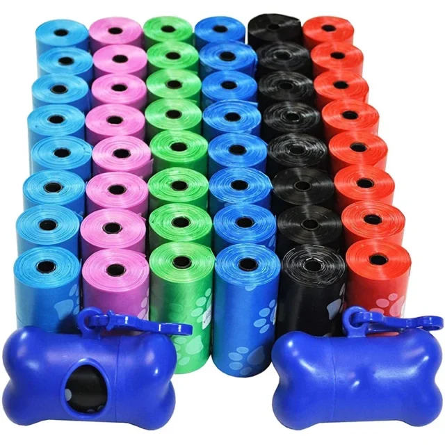 bolsas excrementos perros - 120 rollos bolsas para excrementos de perros, 15 bolsas/rollo