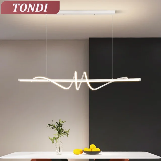 lámpara colgante LED - Luces colgantes LED minimalistas para interiores