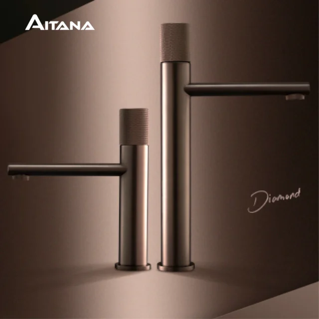grifo baño latón negro - Grifo de baño negro de latón para lavabo, diseño redondo