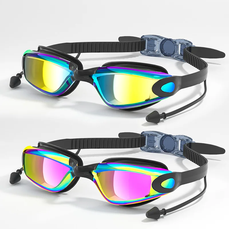 Gafas de natación adultas HD antivaho con protección UV