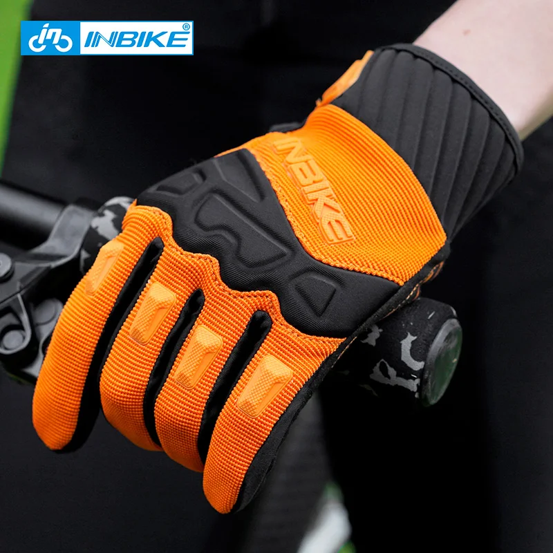 INBIKE - Guantes de ciclismo con pantalla táctil para hombre