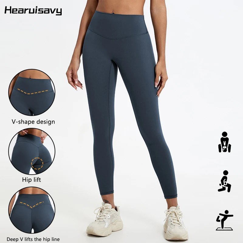 Leggings Deportivos Hearuisavy de Cintura Alta y Efecto Push-Up