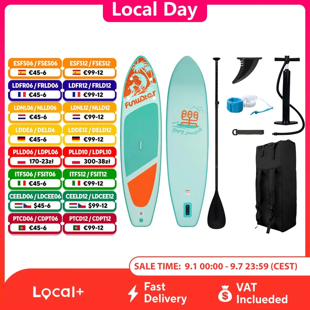 FunWater tabla inflable Stand Up Paddle 320-385CM