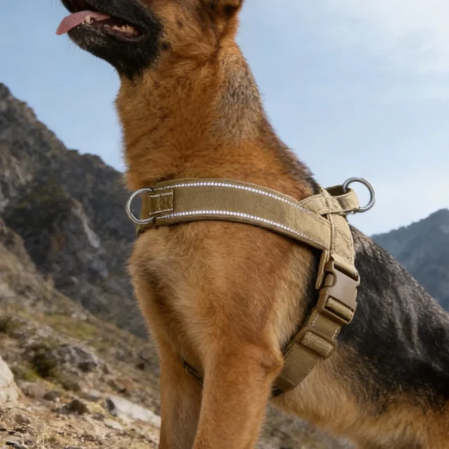 Arnés táctico antitirones para perros de raza grande
