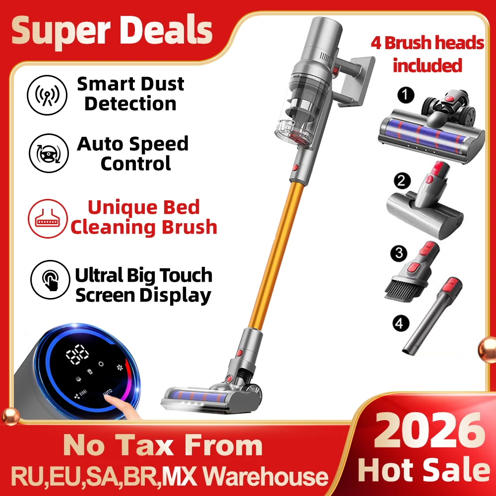 Aspiradora de Mano ABIR VC205 — 27000PA y sensor inteligente