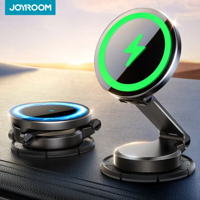 soporte magnético coche 15W - Joyroom N55 — Soporte magnético para coche con carga 15W