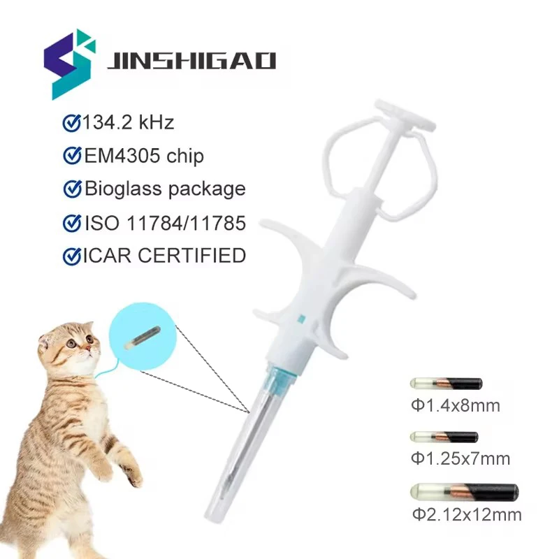 Pack 100 microchips para mascotas EM4305 FDX-B 134,2 KHz