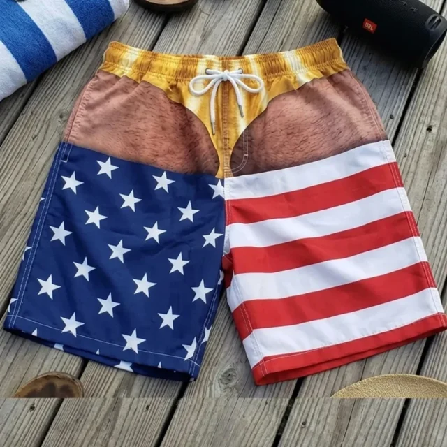 pantalones cortos 3D hombre - Pantalones cortos de playa para hombre con estampado 3D