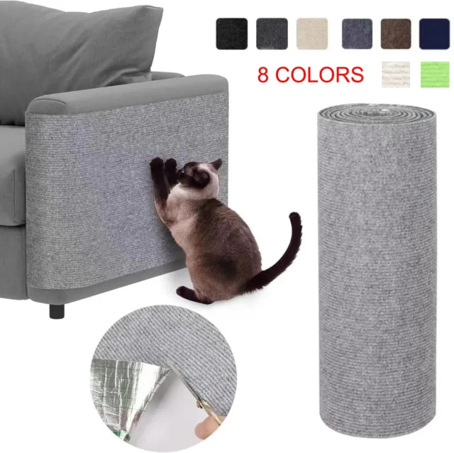 alfombra rascar gatos - Alfombra autoadhesiva para rascar gatos, recortable