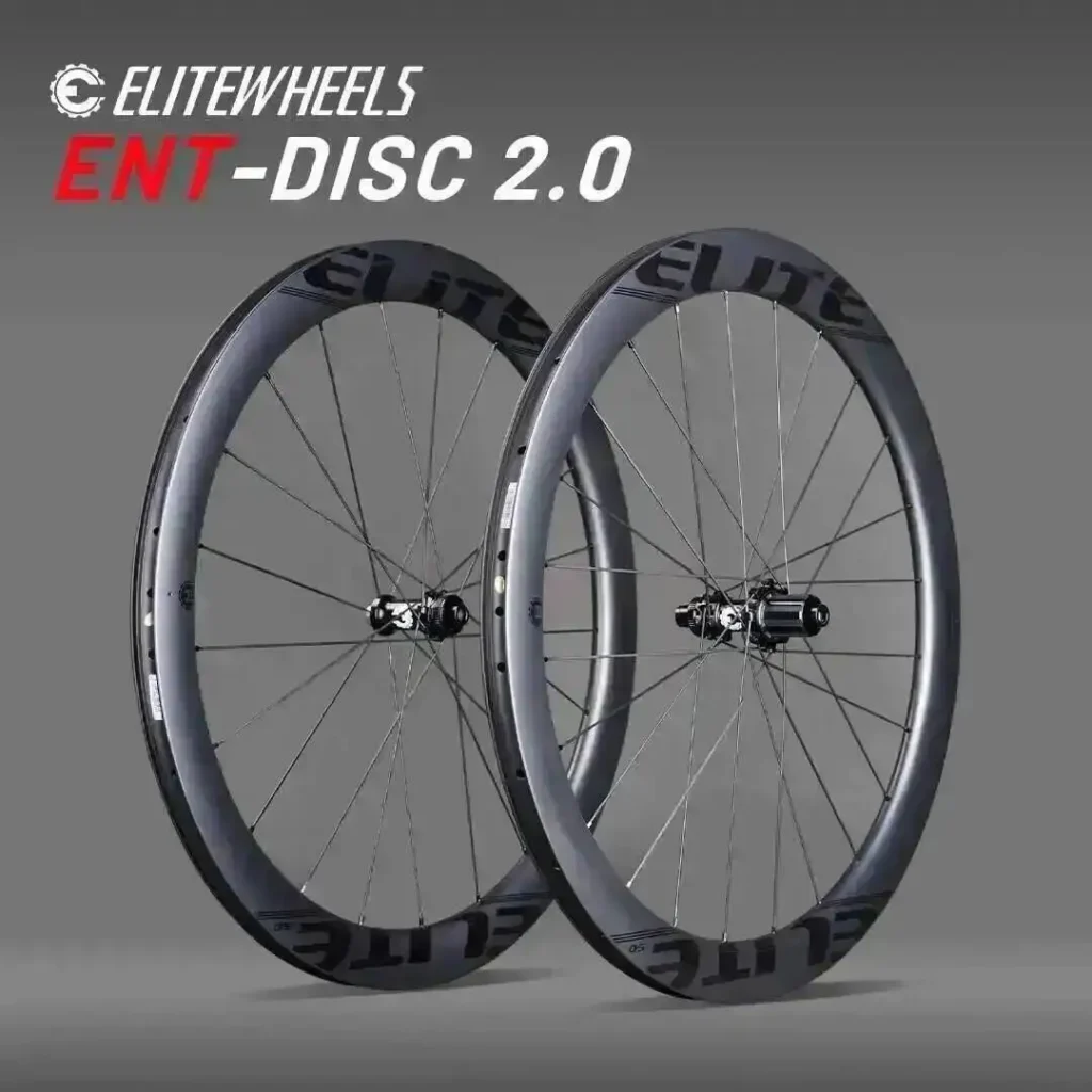 Juego de ruedas carbono ELITEWHEELS ENT 2.0 700c disco