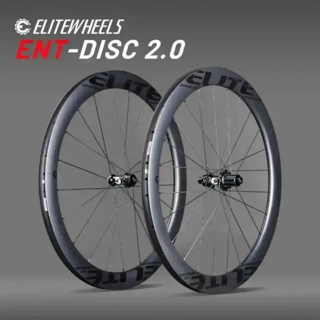 Juego de ruedas carbono ELITEWHEELS ENT 2.0 700c disco