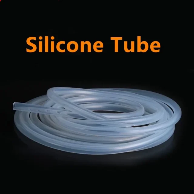 tubo silicona 5 m - Tubo de silicona transparente 5 m (grado alimenticio)
