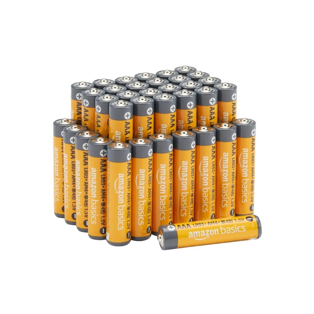 Amazon Basics - Paquete de 36 pilas alcalinas AAA de alto rendimiento, 1, 5 voltios