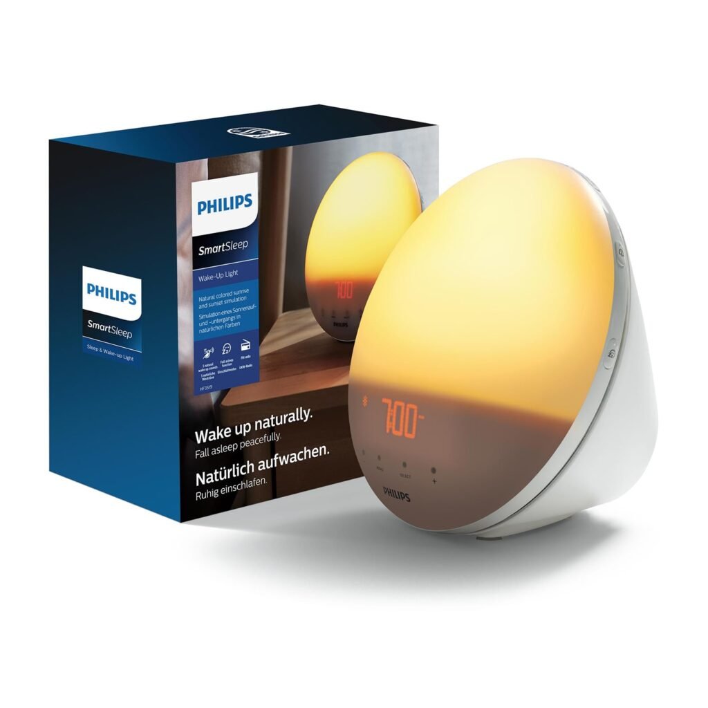 PHILIPS SmartSleep Wake-up Light – Luz de cabecera y despertador