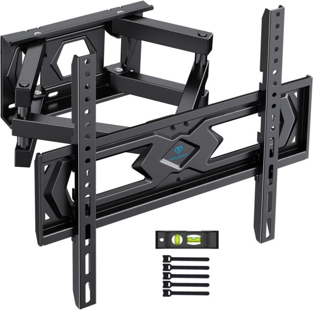 PERLESMITH Soporte TV Pared Articulado Inclinable Y Giratorio – Soporte TV para 26-70